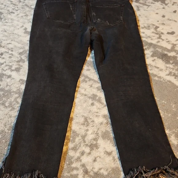Free People Black Raw Hem Size 30 - Picture 5 of 5